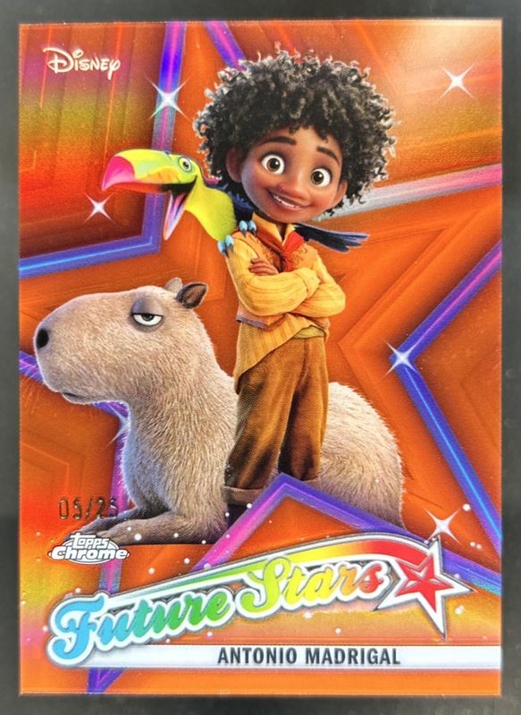 2024 Topps Chrome Disney #FS-10 Future Stars - Orange Refractor /25