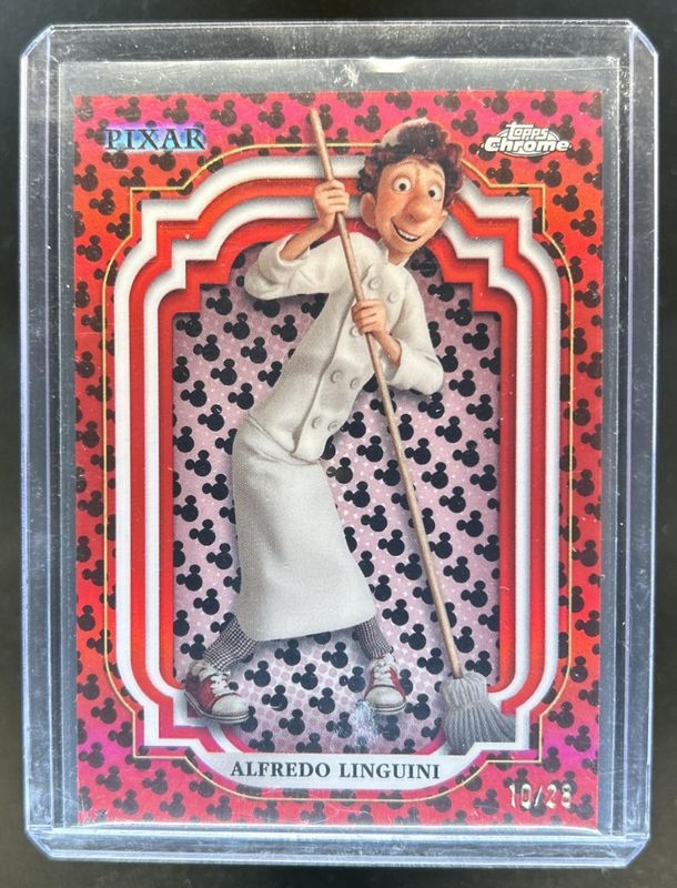 2024 Topps Chrome Disney #128 Red & Black Refractor /28