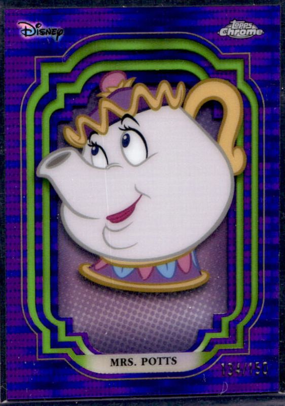 2024 Topps Chrome Disney #51 Purple & Green Pulsar /150