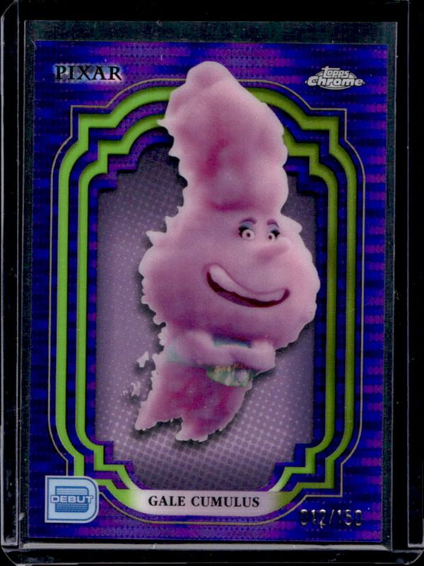 Gale Cumulus 2024 Topps Chrome Disney #60 Purple & Green Pulsar /150 RAW
