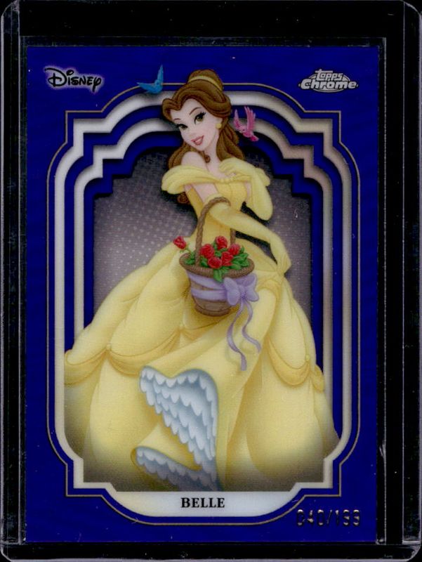 Belle 2024 Topps Chrome Disney #49 Purple Refractor /199 RAW