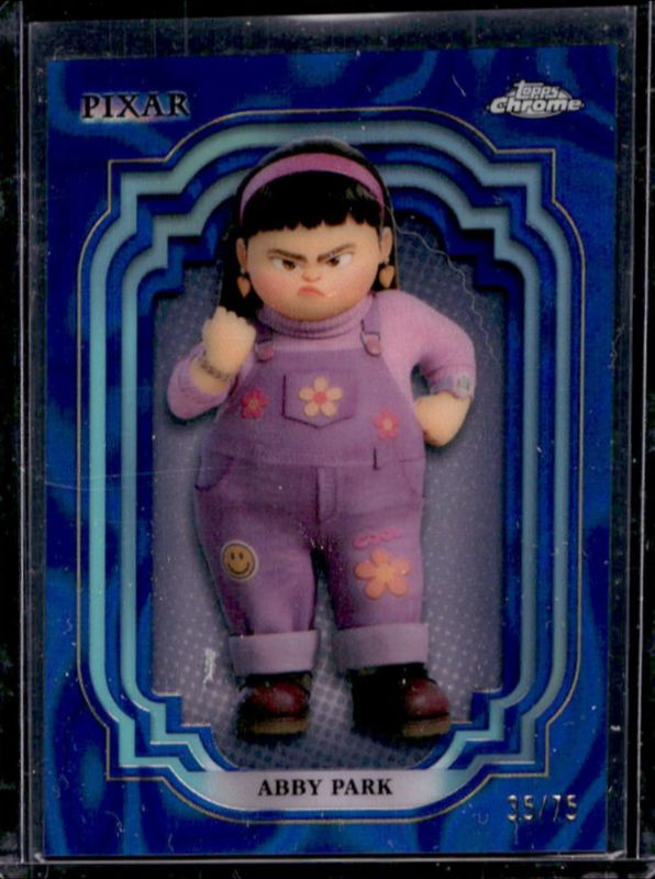 2024 Topps Chrome Disney #193 Blue Lava Refractor /75