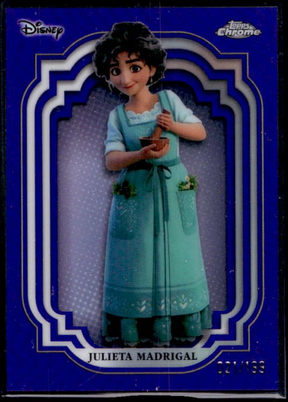 Julieta 2024 Topps Chrome Disney #189 Purple Refractor /199 RAW