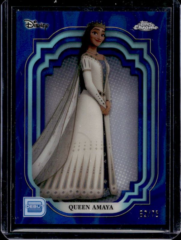 2024 Topps Chrome Disney #83 Blue Lava Refractor /75