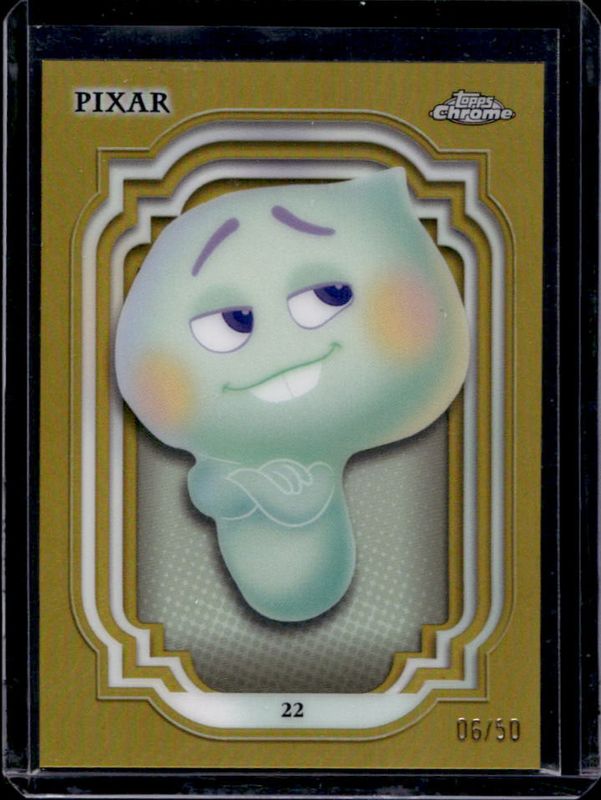 2024 Topps Chrome Disney #196 Gold Refractor /50