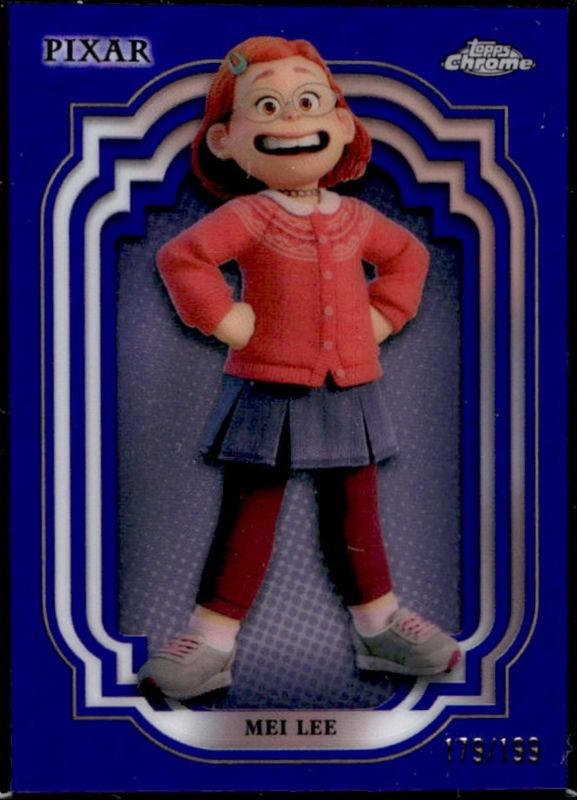 Mei Lee 2024 Topps Chrome Disney #191 Purple Refractor /199 RAW