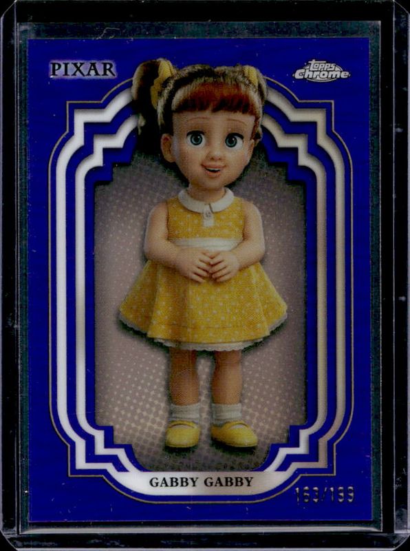 Gabby Gabby 2024 Topps Chrome Disney #73 Purple Refractor /199 RAW