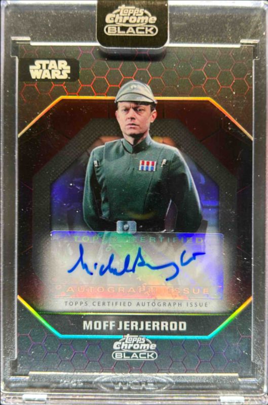 Michael Pennington 2024 Topps Chrome Black Star Wars #ADS-MP Dark Side Autographs RAW