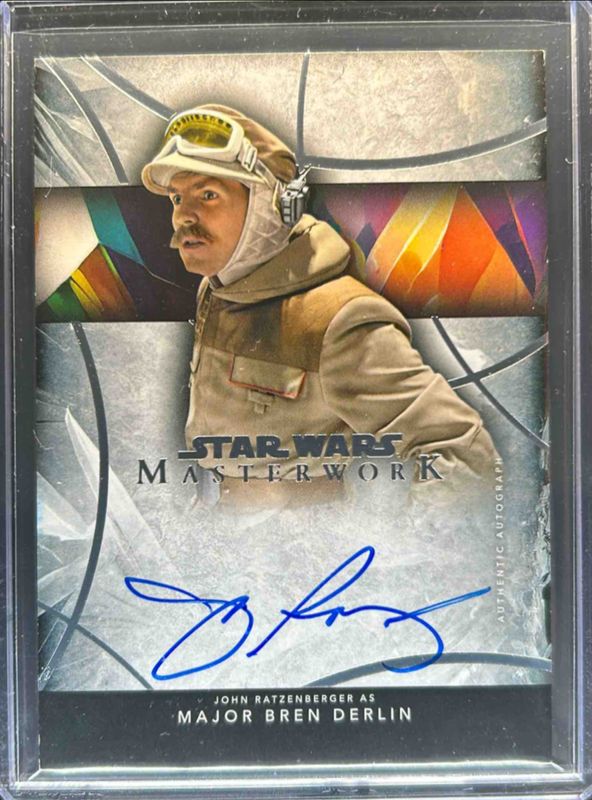 John Ratzenberger Major Bren Derlin 2024 Topps Star Wars Masterwork #A-JR Autographs RAW