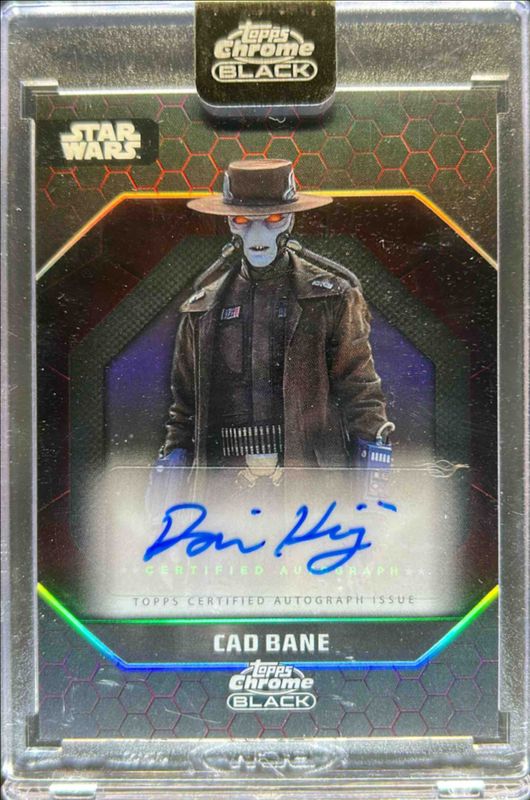 2024 Topps Chrome Black Star Wars #ADS-DK Dark Side Autographs