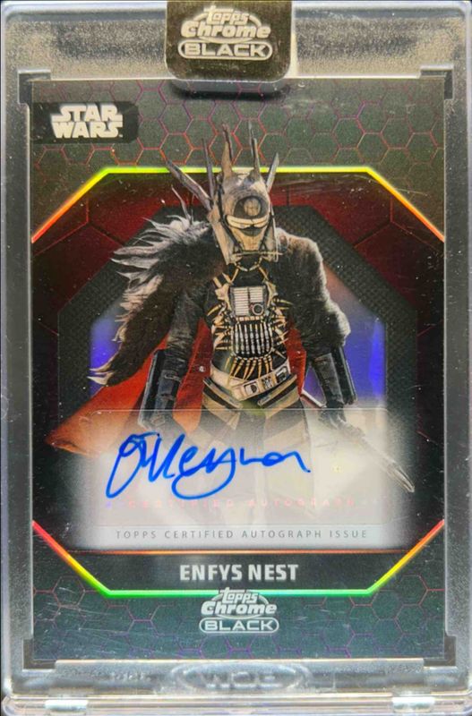 2024 Topps Chrome Black Star Wars #ADS-EK Dark Side Autographs