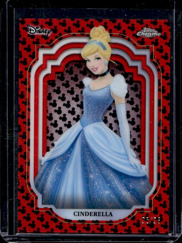 2024 Topps Chrome Disney #17 Red & Black Refractor /28
