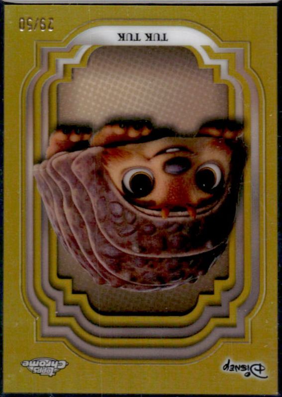Tuk Tuk 2024 Topps Chrome Disney #177 Gold Refractor /50 RAW