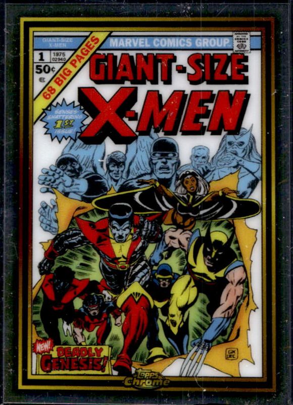 Giant Size X-Men 1 2024 Topps Chrome #MG-4 Marvel Giant Sized 50th Anniversary RAW