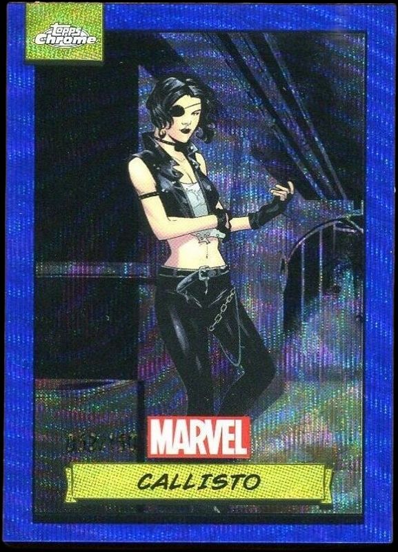 Callisto 2024 Topps Chrome #137 Blue Wave Refractor /150 RAW