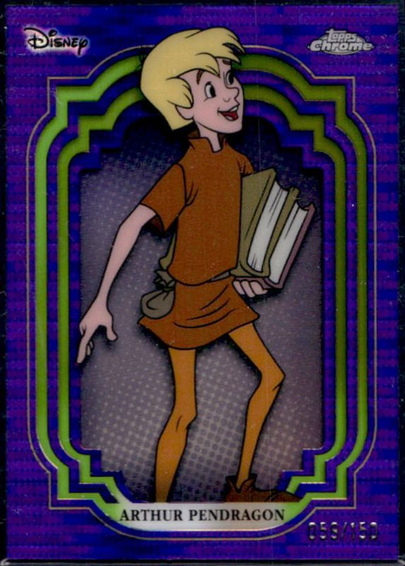 2024 Topps Chrome Disney #28 Purple & Green Pulsar /150