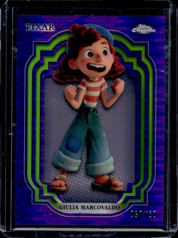 2024 Topps Chrome Disney #180 Purple & Green Pulsar /150