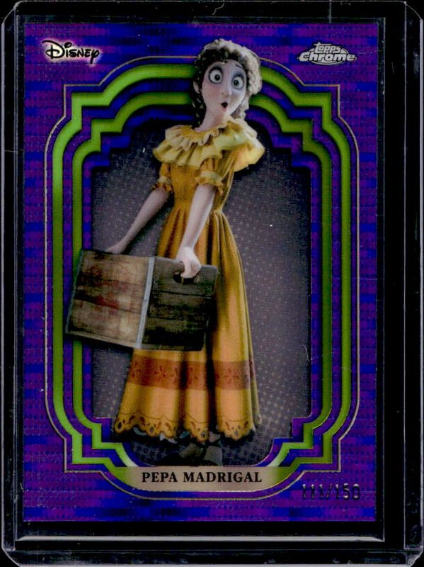 2024 Topps Chrome Disney #190 Purple & Green Pulsar /150