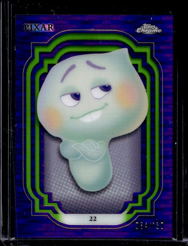 22 2024 Topps Chrome Disney #196 Purple & Green Pulsar /150 RAW