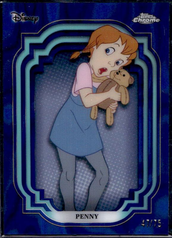 2024 Topps Chrome Disney #38 Blue Lava Refractor /75