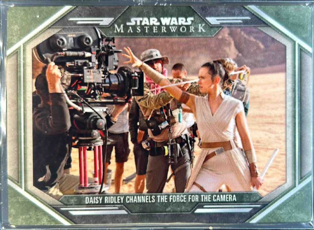 Daisy Ridley 2024 Topps Star Wars Masterwork #BTS-21 Behind the New Scenes - Metal /5 RAW