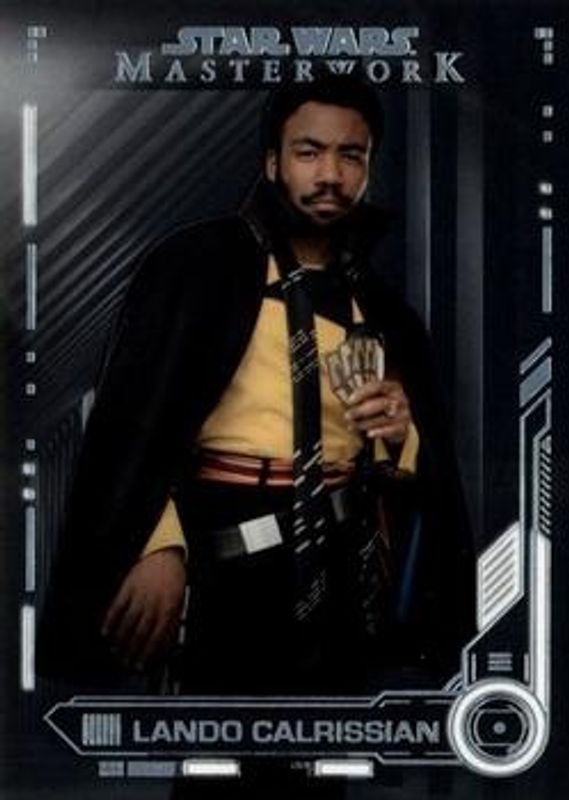 Lando Calrissian 2019 Topps Star Wars Masterwork #94 Base RAW