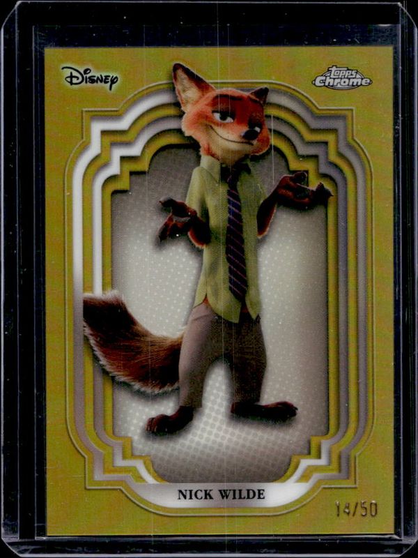 2024 Topps Chrome Disney #167 Gold Refractor /50