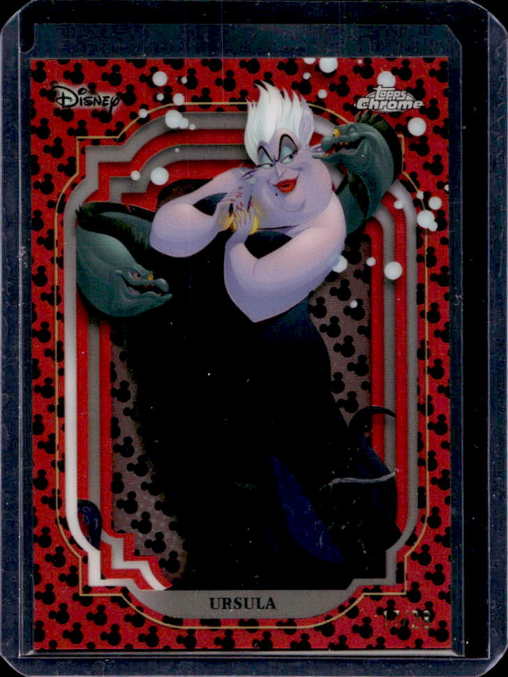 ursula-2024-topps-chrome-disney-47-red-black-refractor-28-price