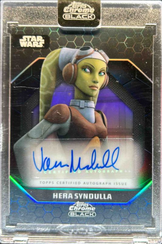 2024 Topps Chrome Black Star Wars #ALS-VM Light Side Autographs