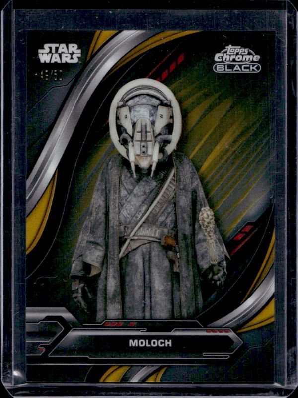 2024 Topps Chrome Black Star Wars #79 Gold Refractor /50