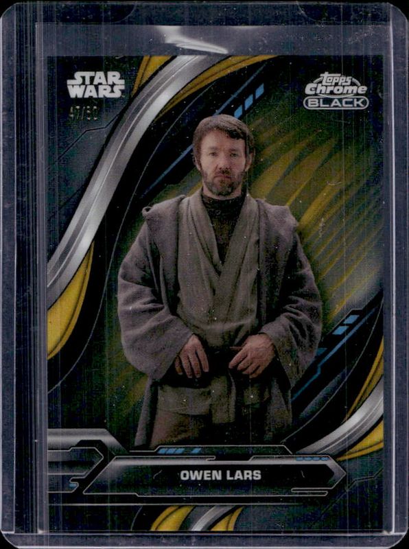 2024 Topps Chrome Black Star Wars #28 Gold Refractor /50