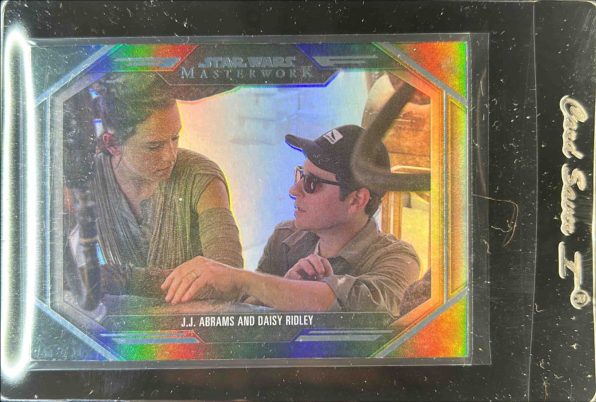 Daisy Ridley 2024 Topps Star Wars Masterwork #BTS-1 Behind the New Scenes - Rainbow Foil /299 RAW