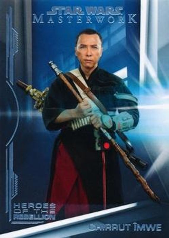 Chirrut Imwe 2019 Topps Star Wars Masterwork #HR-13 Heroes of the Rebellion RAW