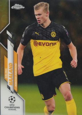 2019 Topps Chrome UEFA Champions League #74 Gold Bubbles Refractor