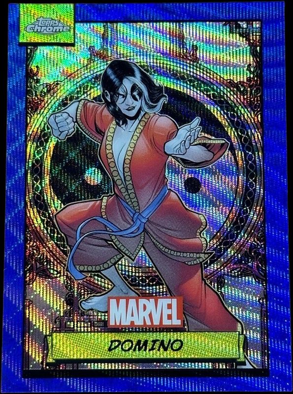 Domino 2024 Topps Chrome #67 Blue Wave Refractor /150 RAW