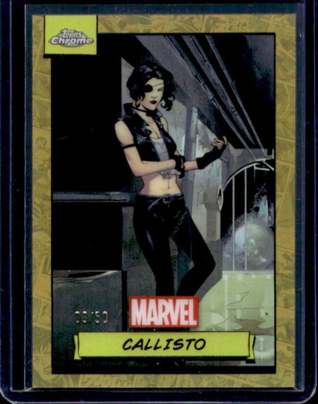 Callisto 2024 Topps Chrome #137 Gold Refractor /50 RAW