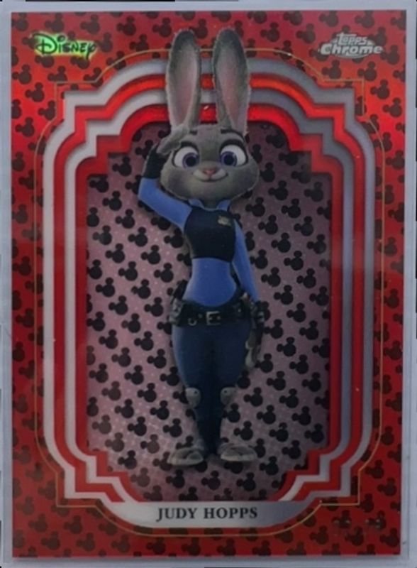 2024 Topps Chrome Disney #166 Red & Black Refractor /28