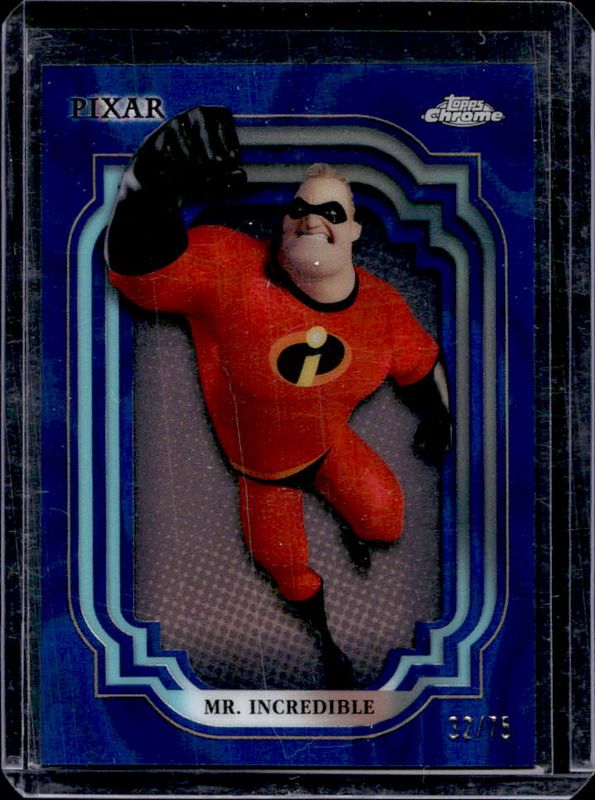 2024 Topps Chrome Disney #95 Blue Lava Refractor /75