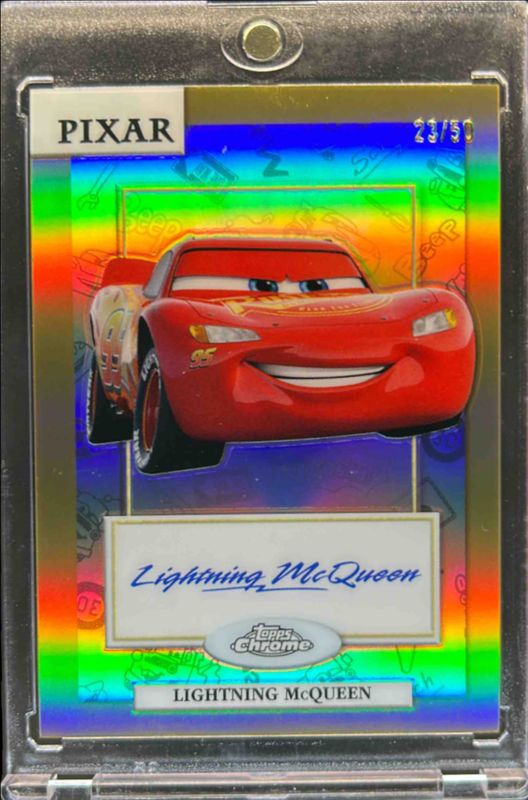 2024 Topps Chrome Disney #AU-7 Facsimile Autographs - Gold Refractor /50