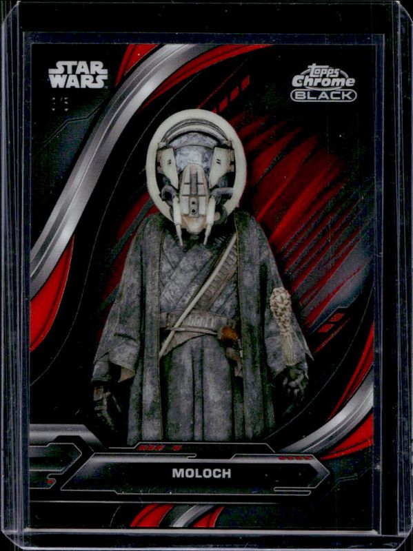 2024 Topps Chrome Black Star Wars #79 Red Refractor /5
