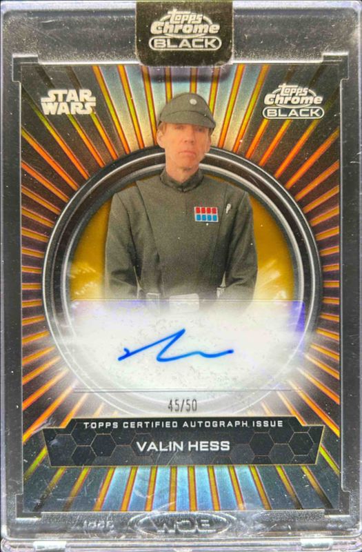 2024 Topps Chrome Black Star Wars #BFA-RB Duality of the Galaxy Autographs - Gold Refractor /50