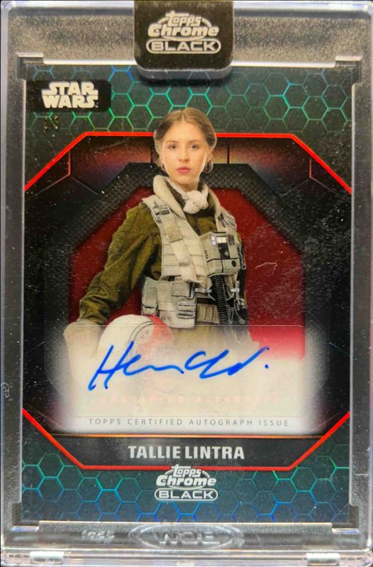 2024 Topps Chrome Black Star Wars #ALS-HC Light Side Autographs - Red Refractor /5
