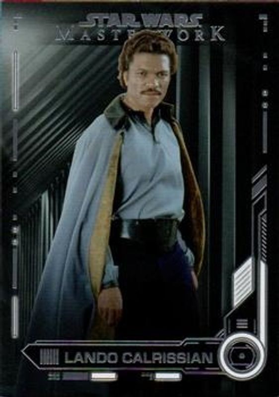 Lando Calrissian 2019 Topps Star Wars Masterwork #5 Base RAW