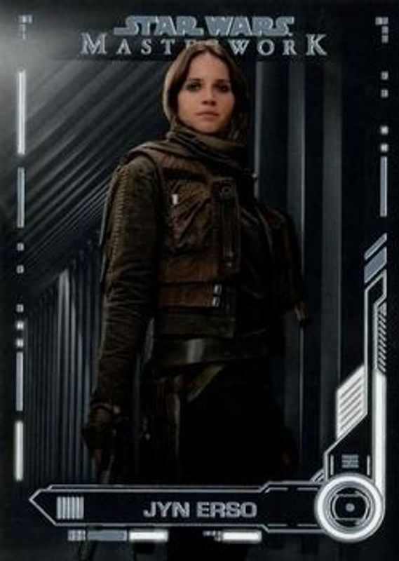 Jyn Erso 2019 Topps Star Wars Masterwork #81 Base RAW