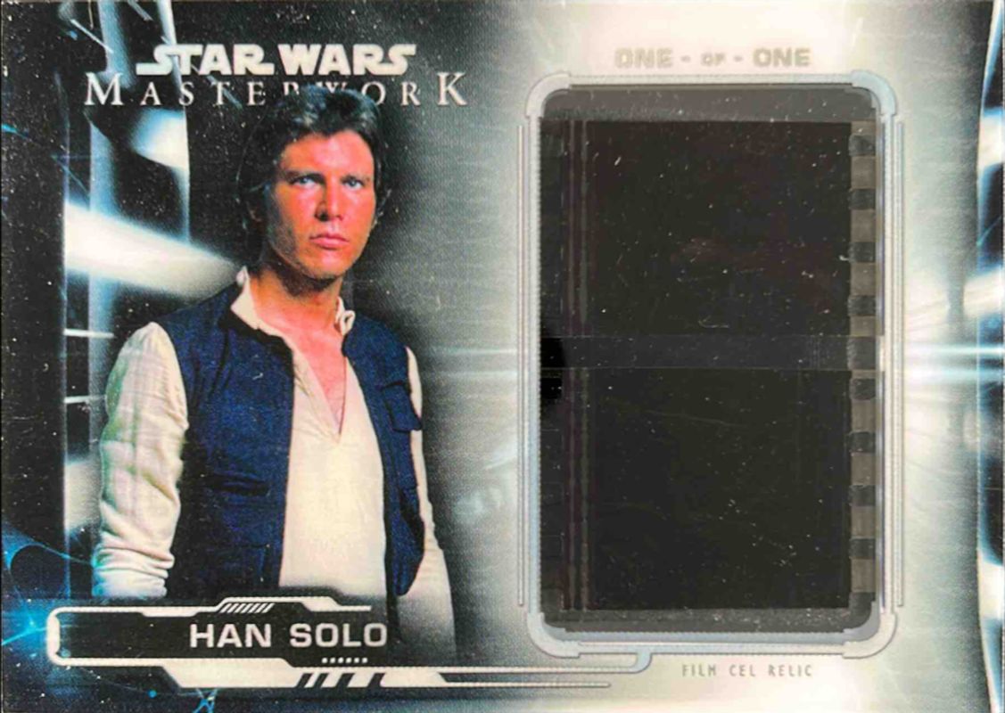 Han Solo 2019 Topps Star Wars Masterwork #FC-HS4 Film Cel Relic /1 RAW