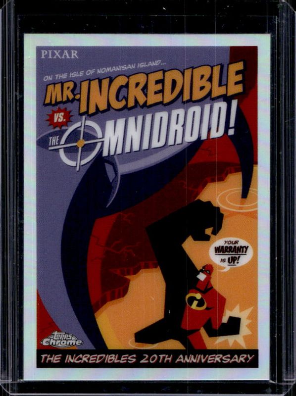 2024 Topps Chrome Disney #IN-1 The Incredibles 20th Anniversary