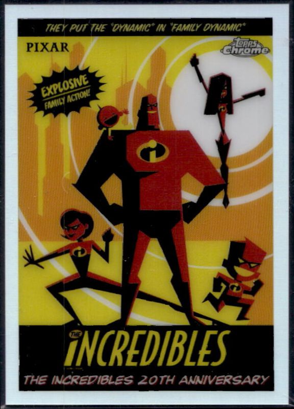 2024 Topps Chrome Disney #IN-10 The Incredibles 20th Anniversary