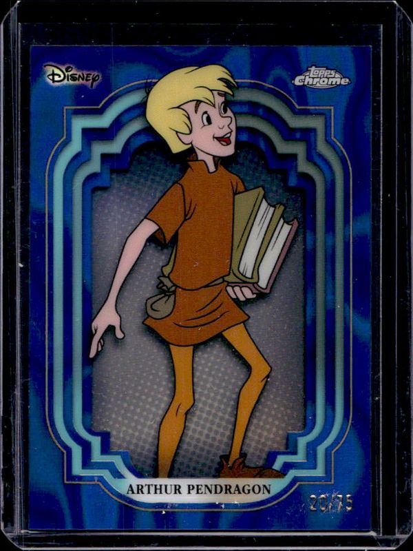 2024 Topps Chrome Disney #28 Blue Lava Refractor /75