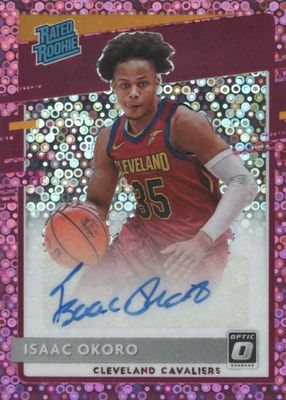 Isaac Okoro 2020 Mosaic #271 NBA Debut - Red Price Guide