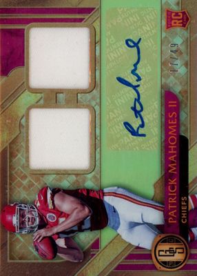 2017 Gold Standard #247 Rookie Jersey Autographs Double (/49)